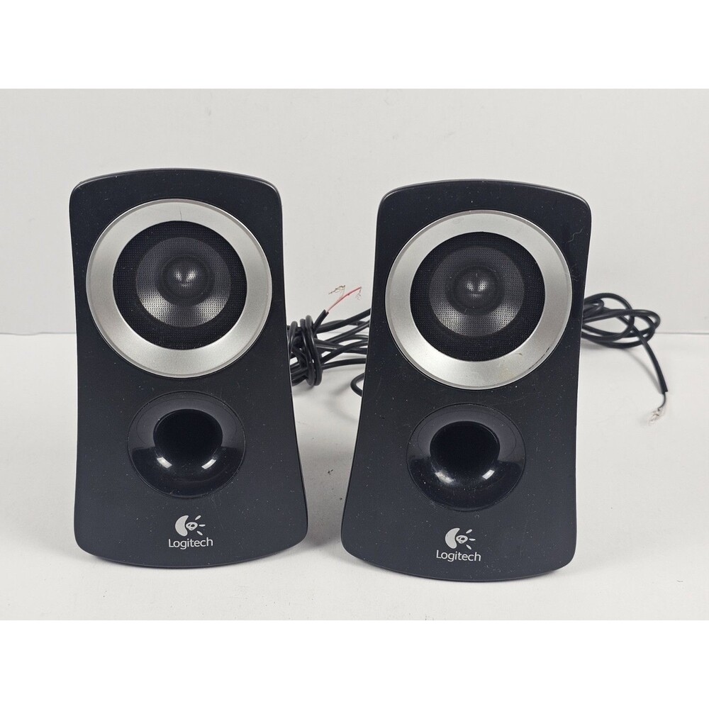 Logitech Z313 Replacement Satellite Speakers (Both L/R) Exposed Wires - Untested